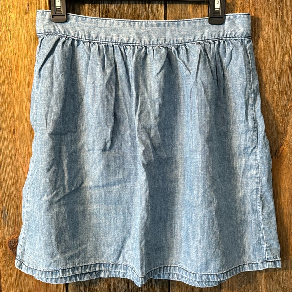 Madewell denim skirt